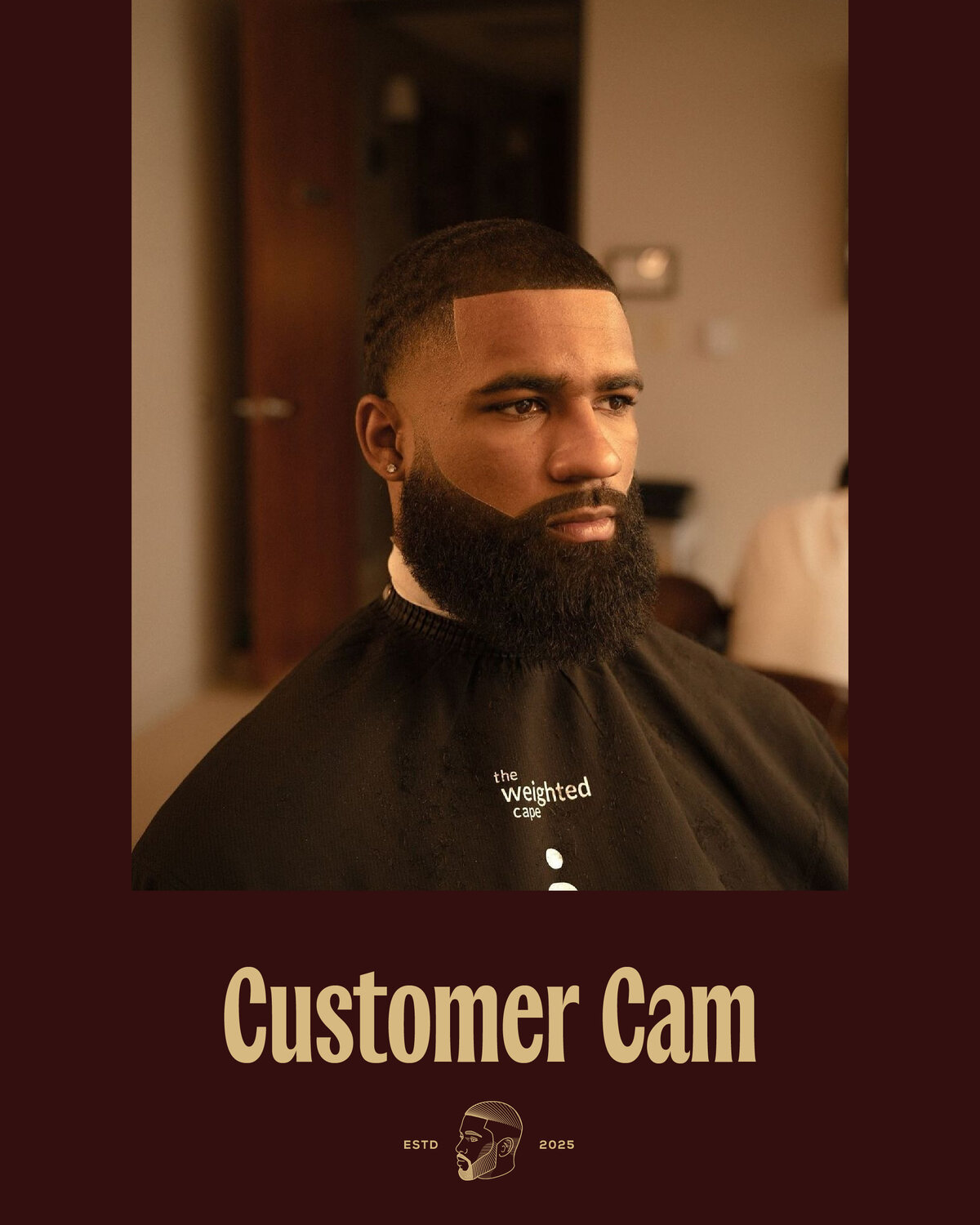 A Groomr client after a fresh beard and hair service